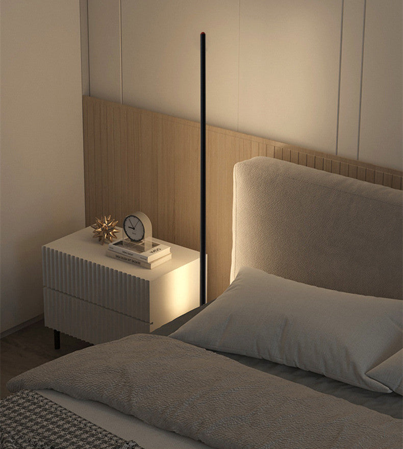 Simple Floor Lamp LED Light Living Room And Hotel Sofa Decoration Corner Lamp Bedroom Bedside Vertical Aluminum Alloy Table Lamp