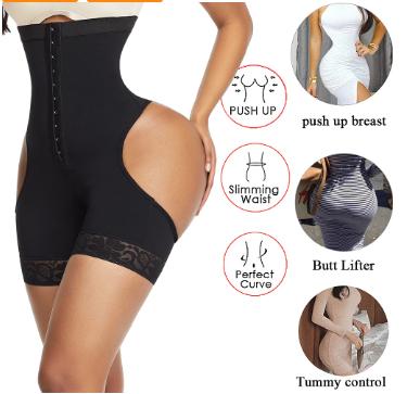 Shapewear High Waist Butt Lifter Tummy Control Underwear Workout Waist Trainer Corset