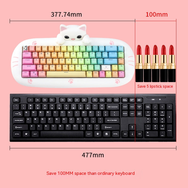 Wireless Three-mode Mechanical Gaming Keyboard