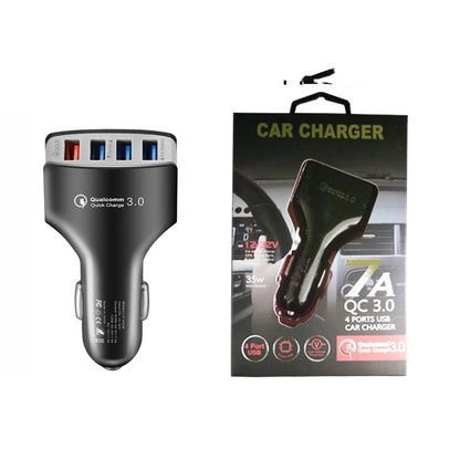 4 USB Port Car Charger