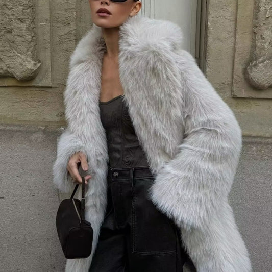 White Fur Coat