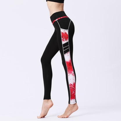 Spandex Print Yoga Leggings