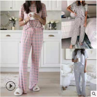 Short-sleeved Two-piece Pajamas