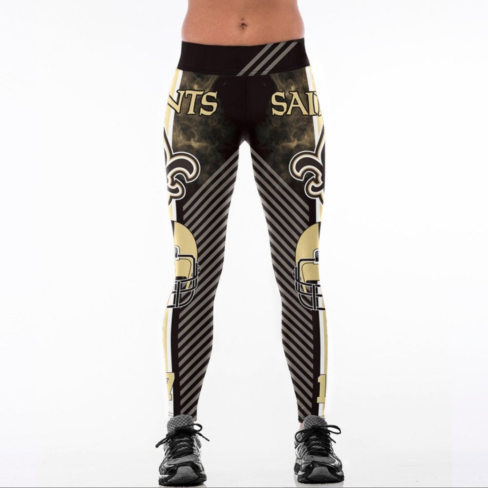 Elastic Waist Full Length Sport Leggings