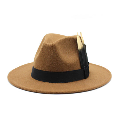 Feathered Panama Hat