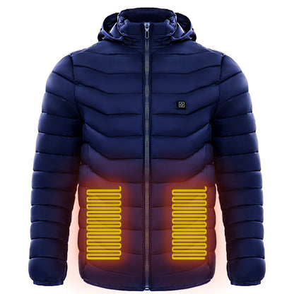 9 Heat Zones Heated Puffer Jacket