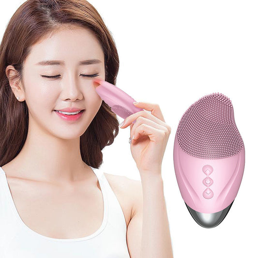 Heated Silicone Ultrasonic Facial Cleanser