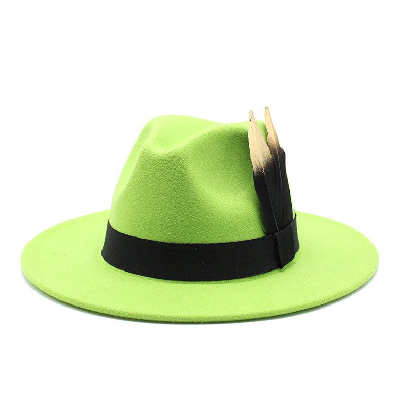 Feathered Panama Hat