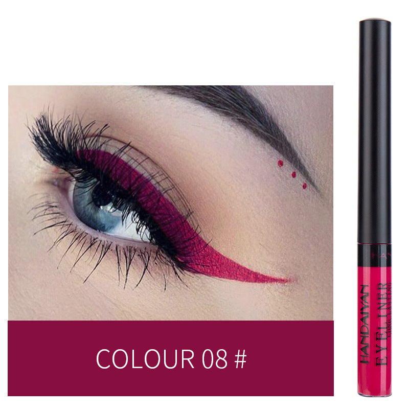 12-color Matte Color Liquid Eyeliner