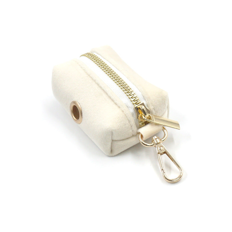 VelvetPaws Soft Velvet Pet Waste Poop Bag Dispenser