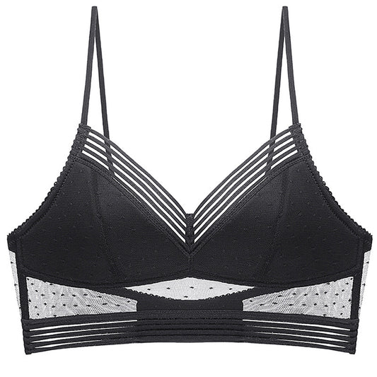 French Lace Mesh Bra