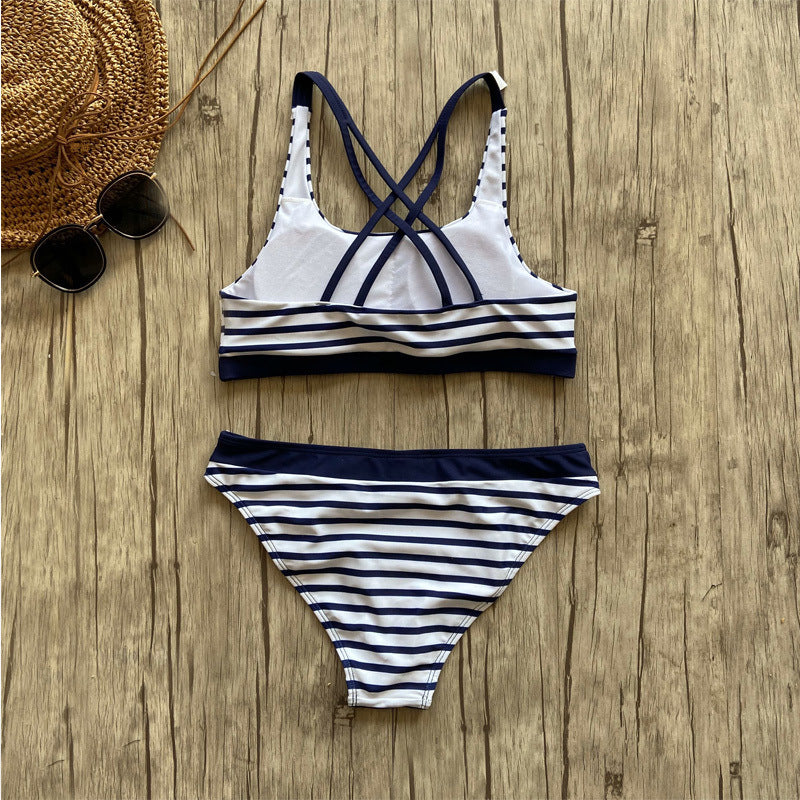 European and American ladies sexy split swimwear