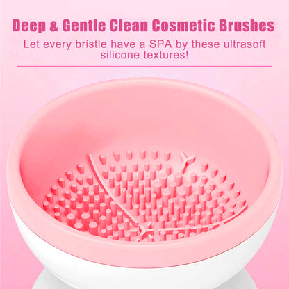 Portable USB Makeup Brush Cleaner Machine Electric Cosmetic Brush Cleaning Washing Tools Automatic Clean Makeup Brushes