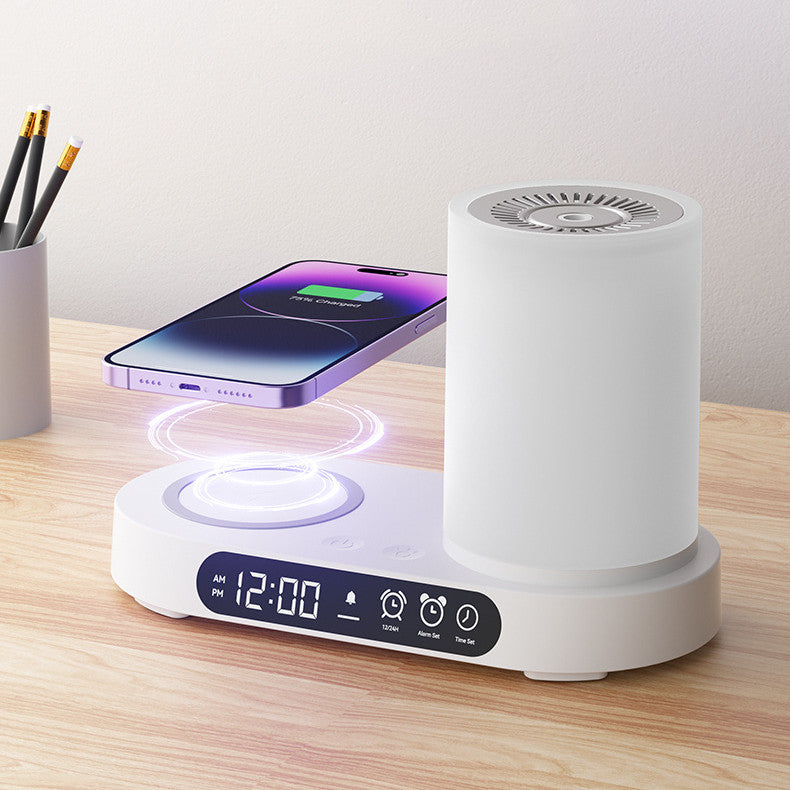 Usb Desktop Colorful Home Smart Aroma Diffuser Heavy Fog Wireless Charger