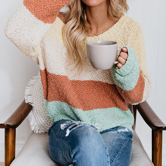 Earth Tone Loose Sweater