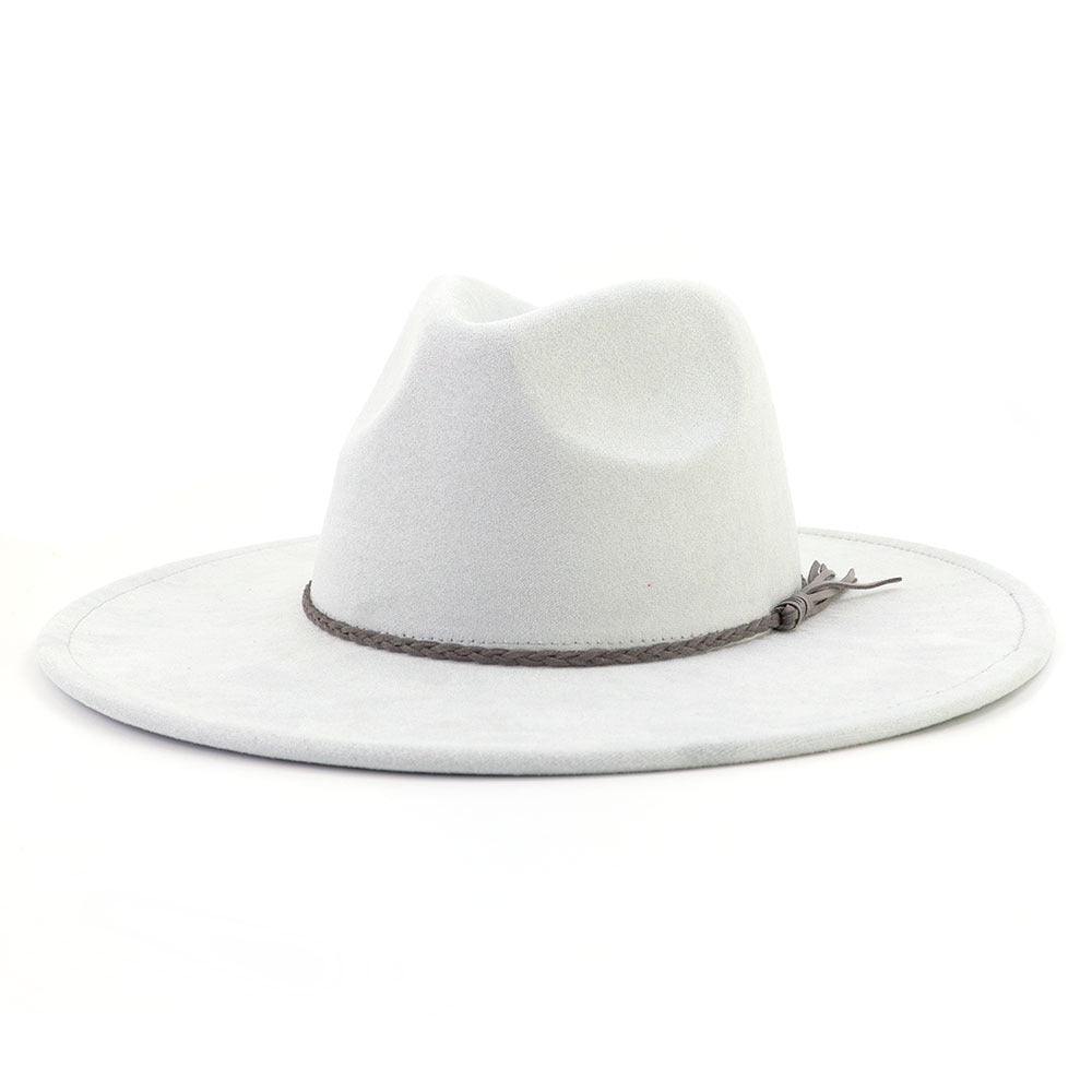 Broad-brimmed Hat Flat Edge Gentlemen's Hat