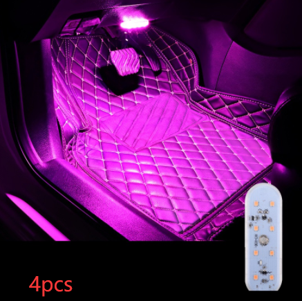 Touch-sensitive Usb Charging Atmosphere Lamp In Car