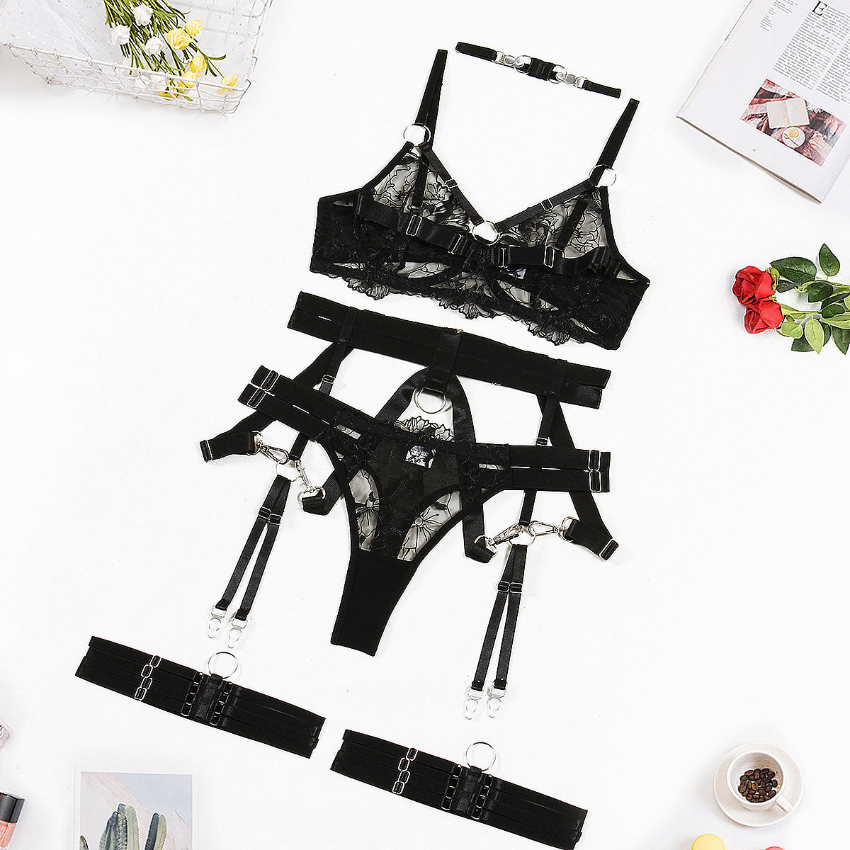 Lace Harness Lingerie