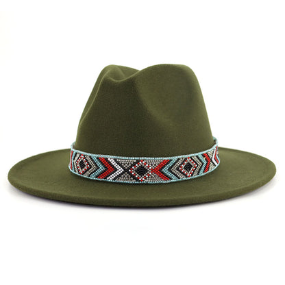 Woolen Panama Fedora