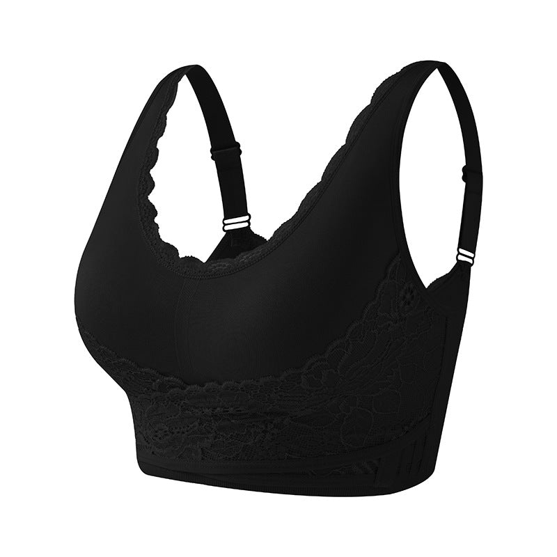 Lace Scallop Edge Sports Bra