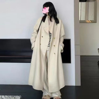 Women's Long Loose Cashmere Overcoat