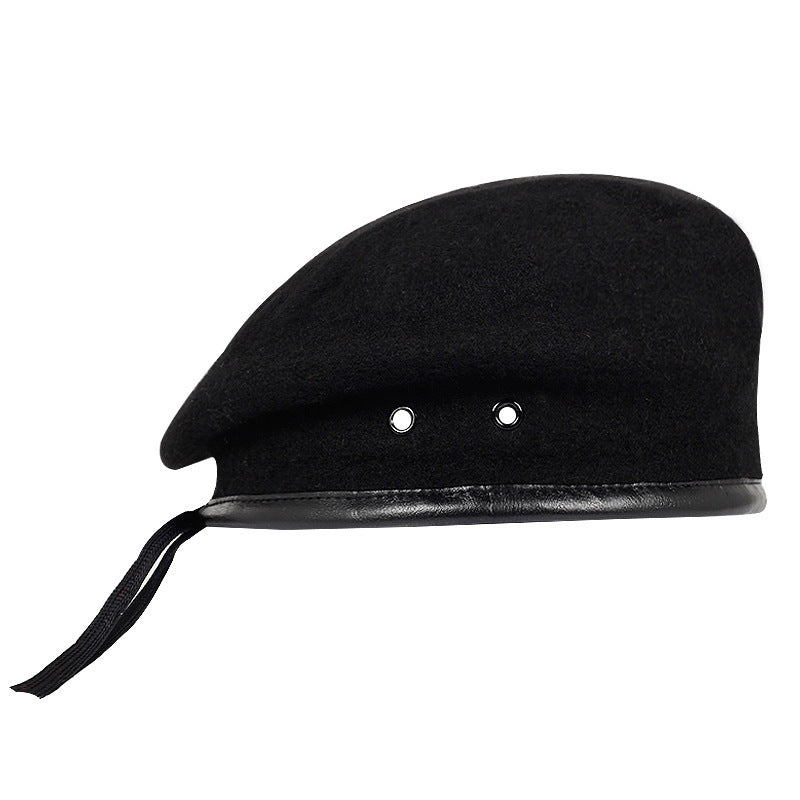 Wool Vented Fashion Beret