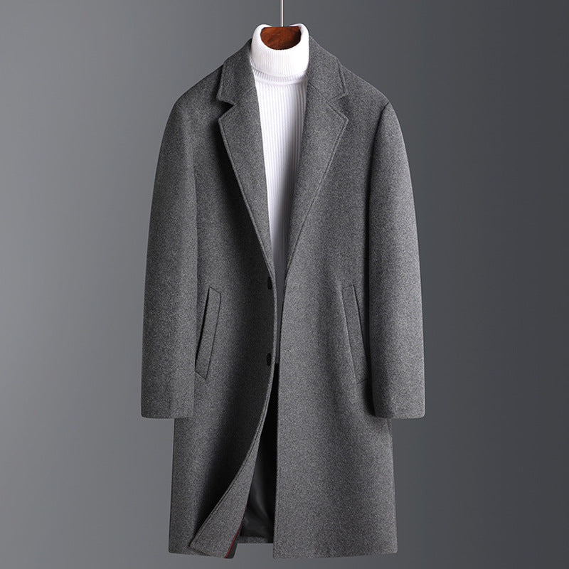 Korean Style Casual Winter Thickened Velvet Woolen Coat