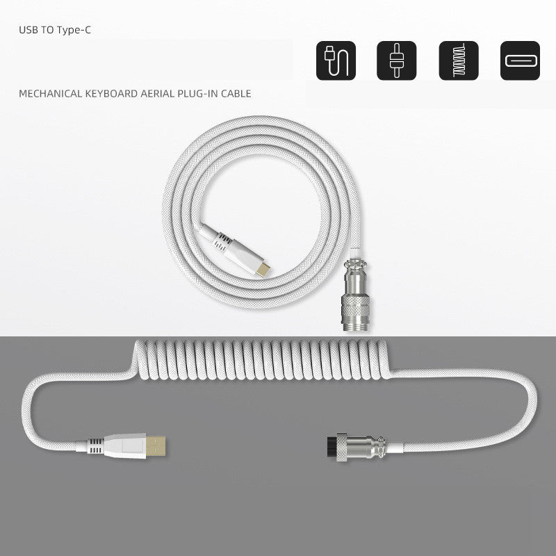 Type-C Detachable Mechanical Keyboard Cable