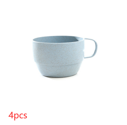 Wheat straw milk coffee cup