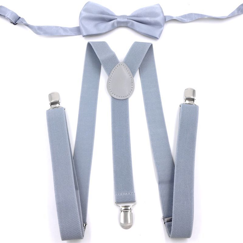 Bow Tie Suspenders Set