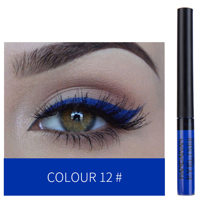 12-color Matte Color Liquid Eyeliner