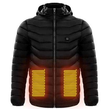 9 Heat Zones Heated Puffer Jacket