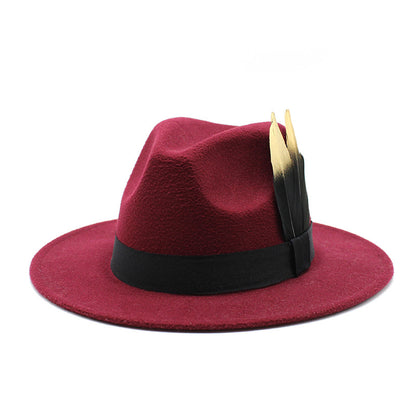 Feathered Panama Hat