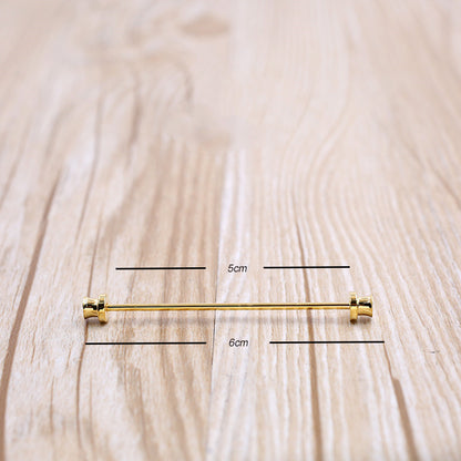 Tie pin stick buckle