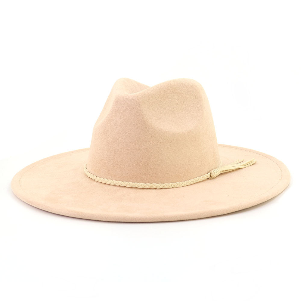 Broad-brimmed Hat Flat Edge Gentlemen's Hat