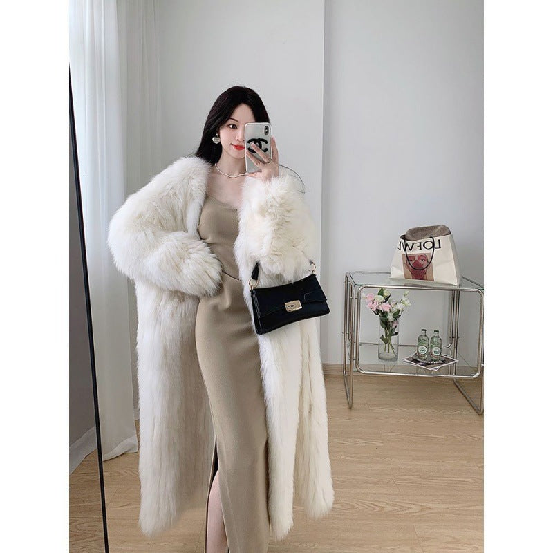 Woven Fur Coat