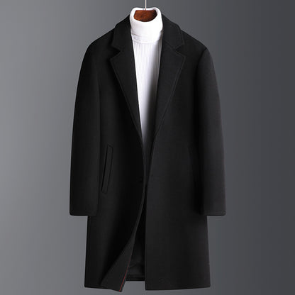 Korean Style Casual Winter Thickened Velvet Woolen Coat