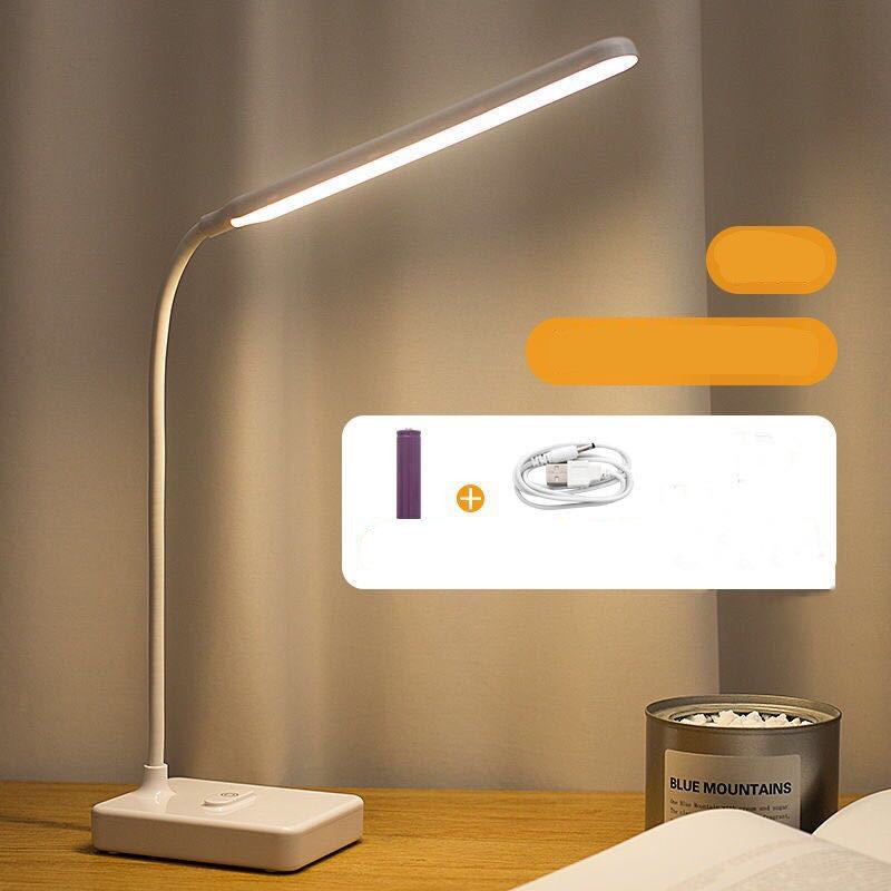 White Light USB Charging Desk Lamp Folding LED Desk Lamp