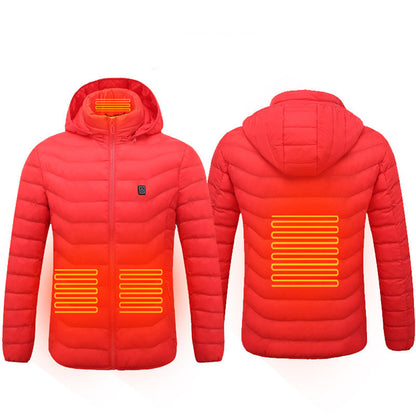 9 Heat Zones Heated Puffer Jacket