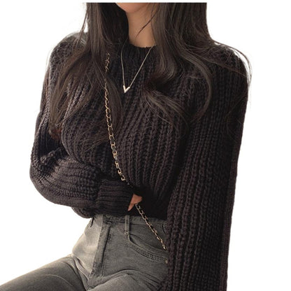 Crew Neck Pullover Sweater