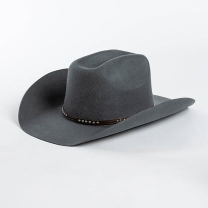 Rivet Belt Decoration Denim Cowboy Hat