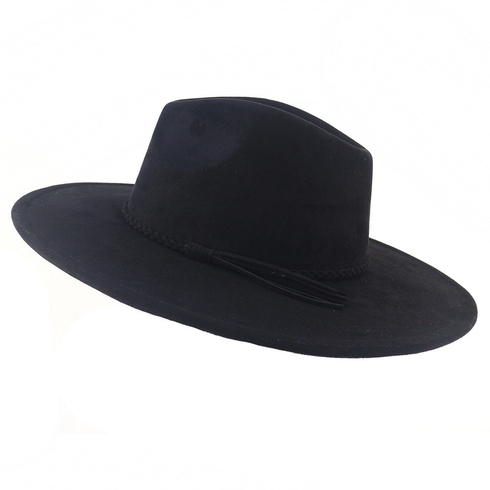 Broad-brimmed Hat Flat Edge Gentlemen's Hat