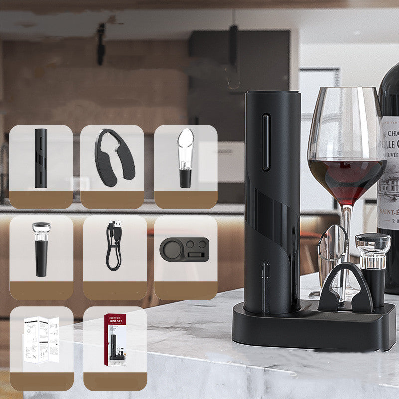 Electronic Bottle Opener Plastic USB Rechargeable Wine Electric Electronic Bottle Opener