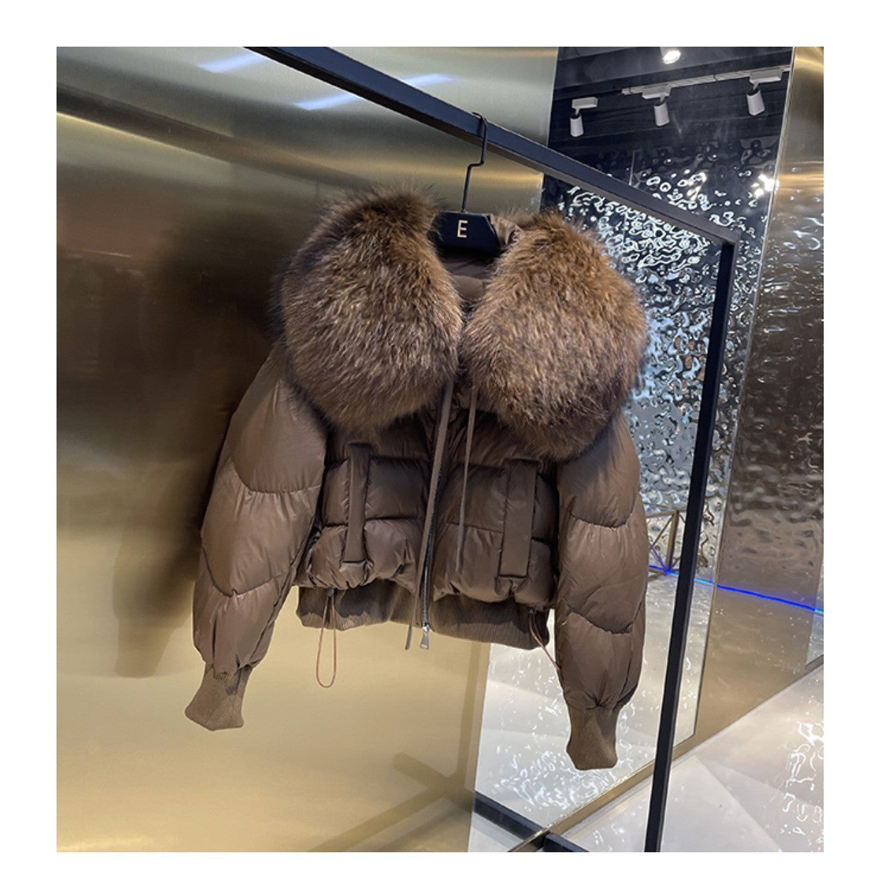 Fur Collar Duck Down Coat