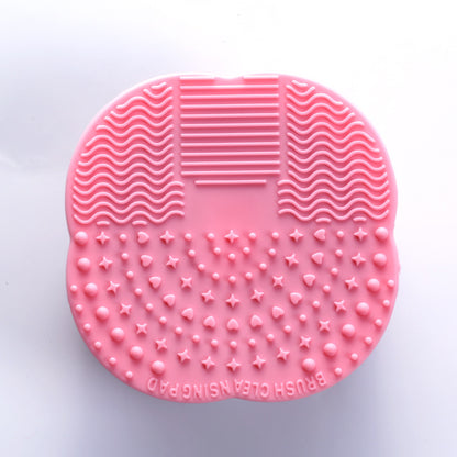 Makeup brush cleaning pad cleaning pad