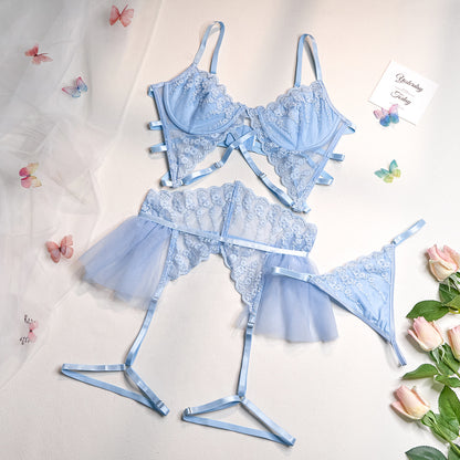 Baby Blue Lingerie Set