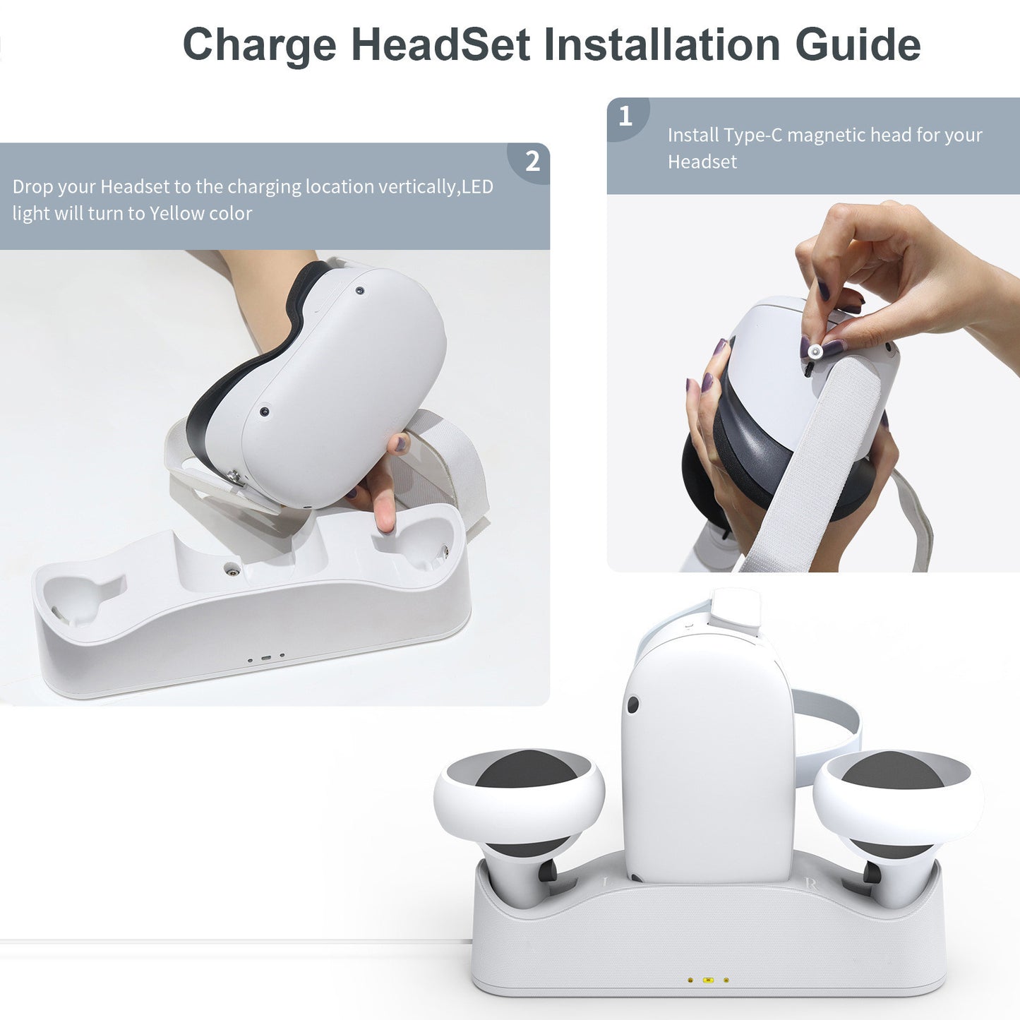 Oculus Quest 2 Magnetic Charging Base