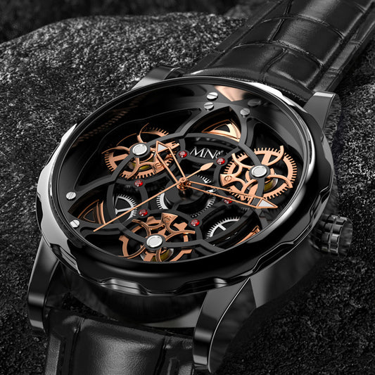 Black Gold Gyro Watch