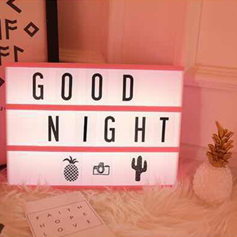 LED Letter Light Box Decoration Light