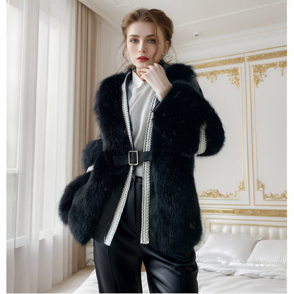 Artificial Fox Fur Jacket